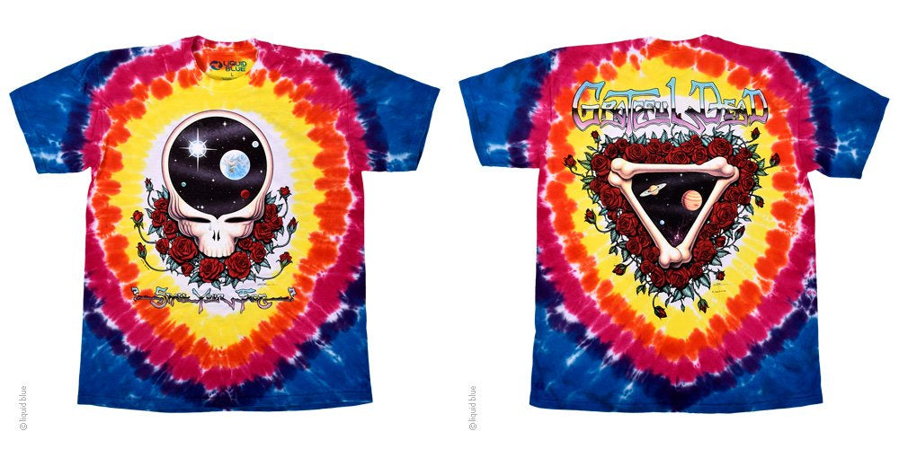 Grateful Dead Space Your Face Tie-Dye T-Shirt