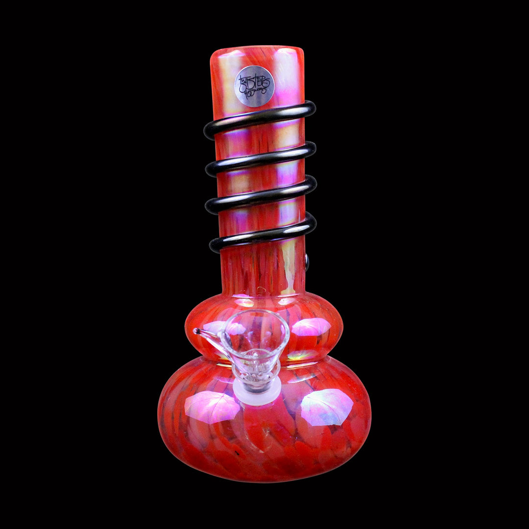 Twisted Sisters - 8" Double Bubble Vase Water Pipe ST5