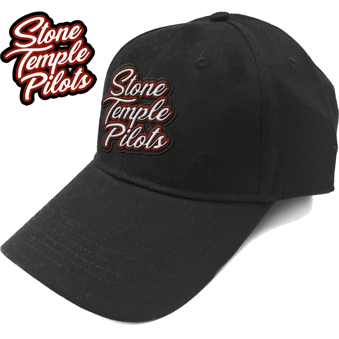 Rock Off - Stone Temple Pilots Scroll Logo Unisex Baseball Cap