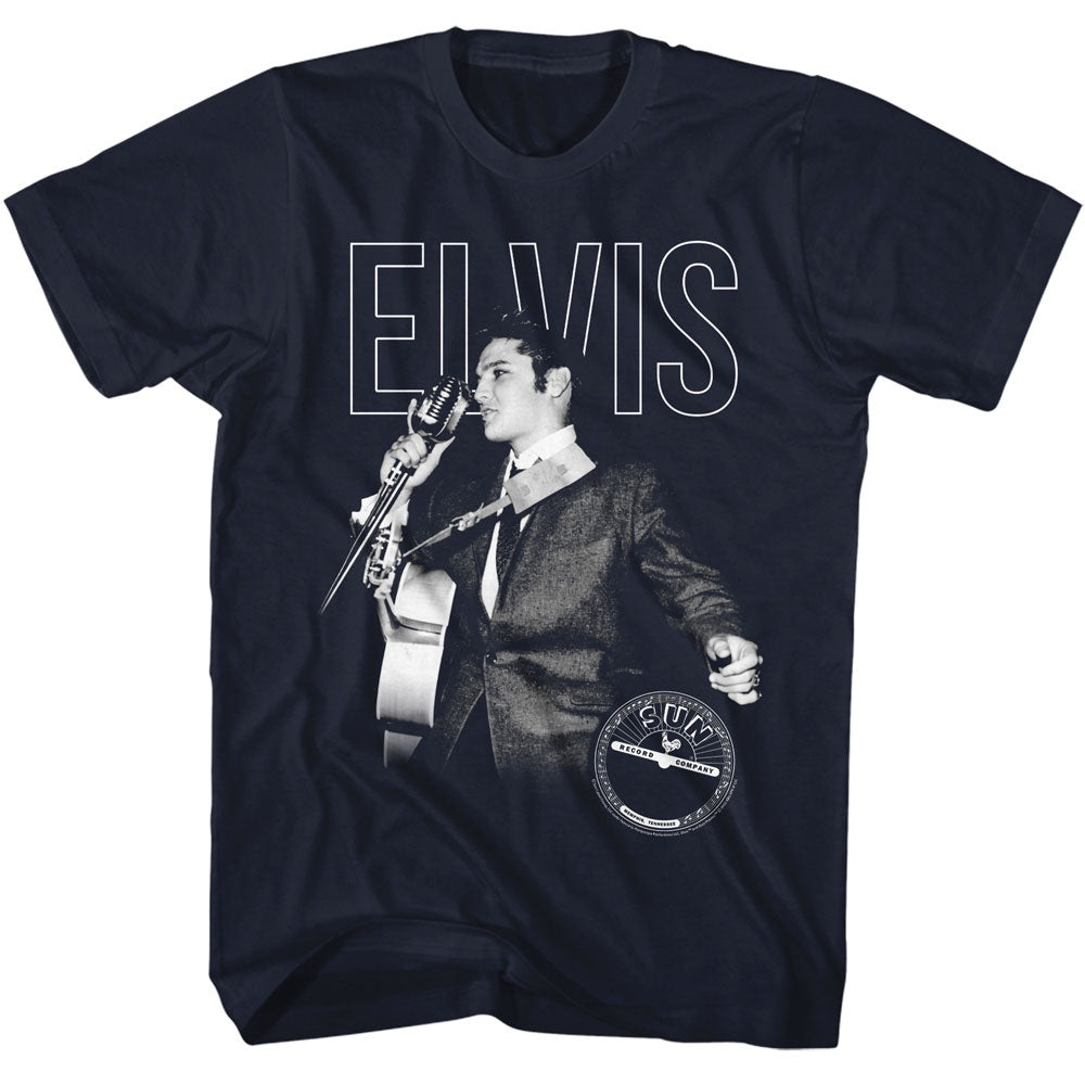 Elvis Presley T-Shirt- On the Mic