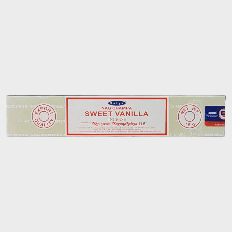 Satya Sweet Vanilla 15g Incense Sticks