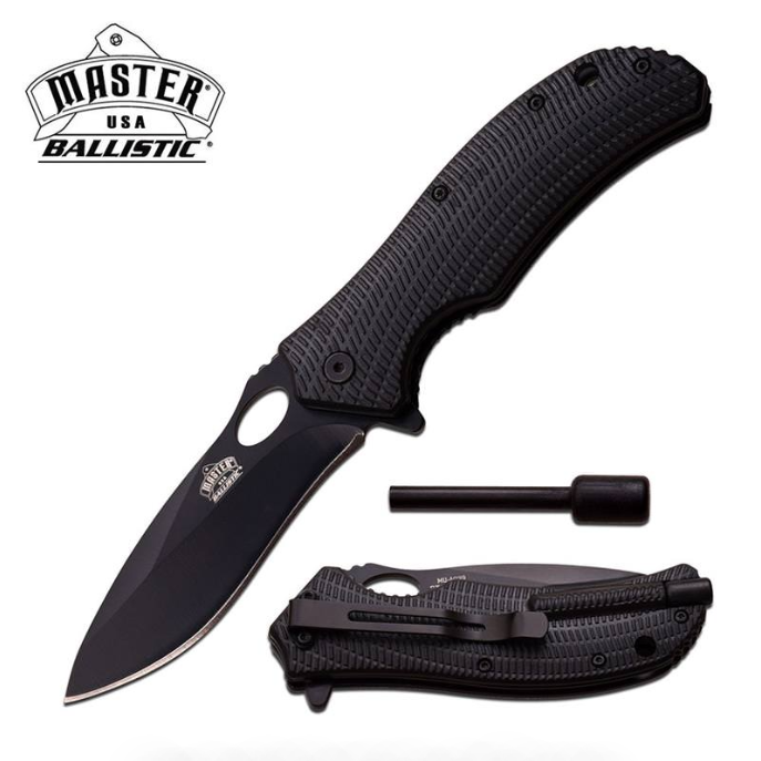 Tactical Rescue Knife w/Firestarter