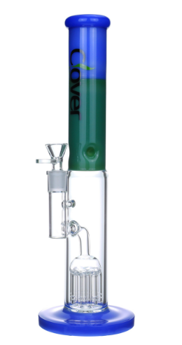 14" Clover Glass Straight Water Pipe 9809