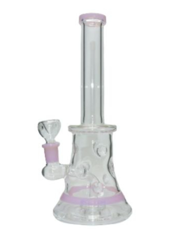 10" Banded Slime Glass Water Pipe