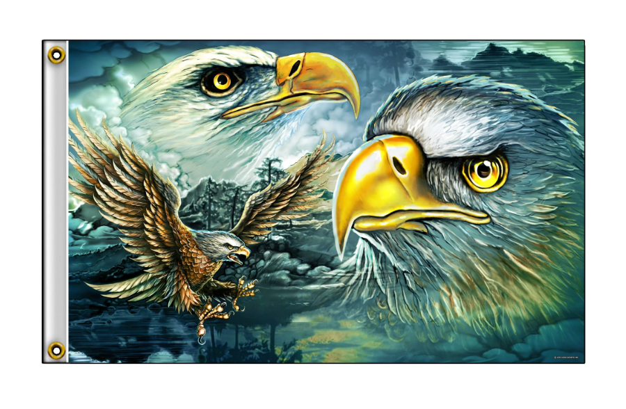 Majestic Eagle Flag 3' x 5'