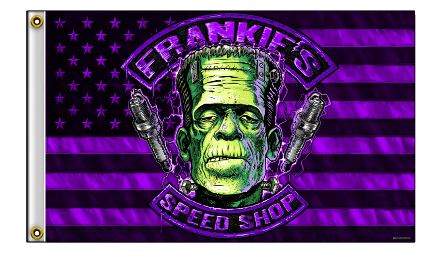 Frankie's Speed Shop Flag 3' x 5'