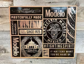 Modelo Collage Metal Sign