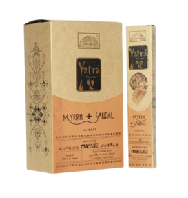 Yatra Natural Incense - Myrrh & Sandal 15gm