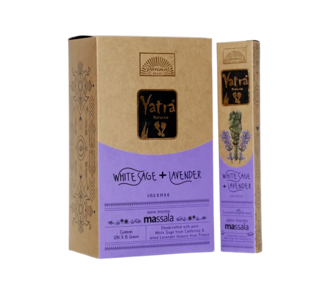 Yatra Natural Incense - White Sage & Lavender 15gm