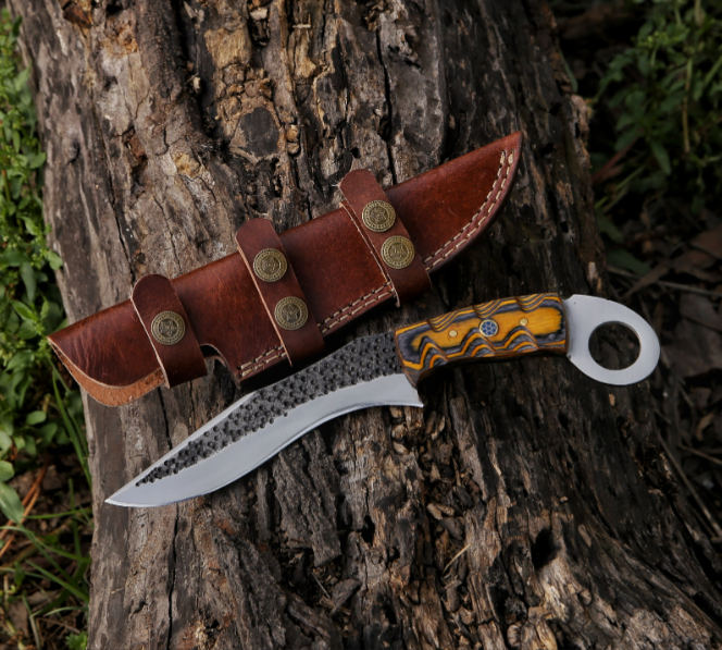 10.36" Hand Forged Fixed Blade Knife