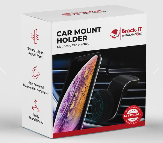 Brack-IT Car - Magnetic Phone Mount for Vent