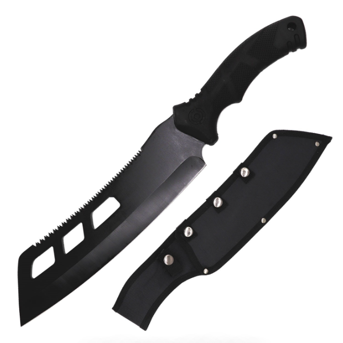 15.75 Inch Overall Cleaver Fixed Blade Machete Knife