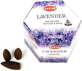 HEM Lavender Backflow Incense Cones 40pk