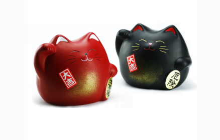 OS - Ceramic Money Bank Cat