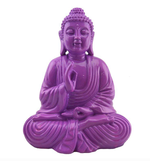 Purple Buddha Statue