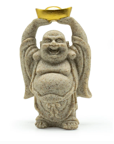 Laughing Buddha w/Gold Ingot