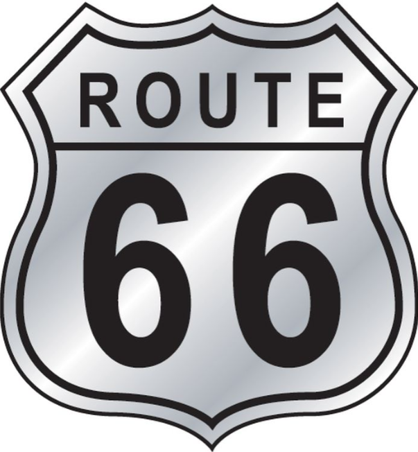Route 66 Shield Sticker