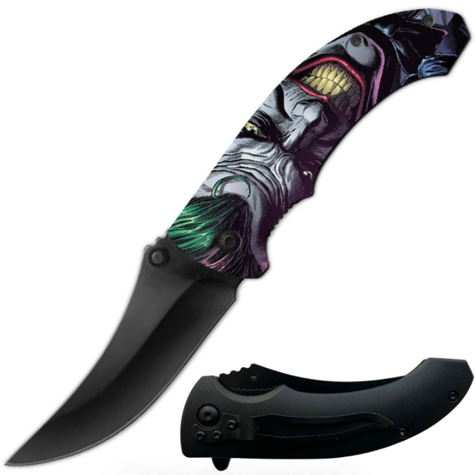 8" Joker Spring Assisted Open Folding Pocket Knife