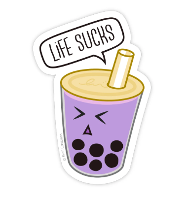 Stickers - Punny Cute Asian Food Drink
