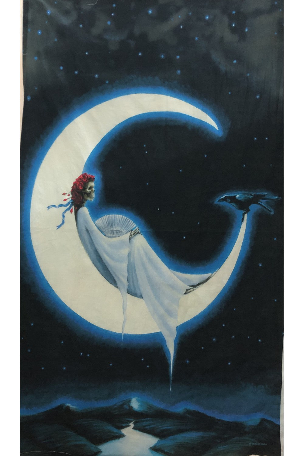 Sleeper Moon Heady Mini Art Print Tapestry