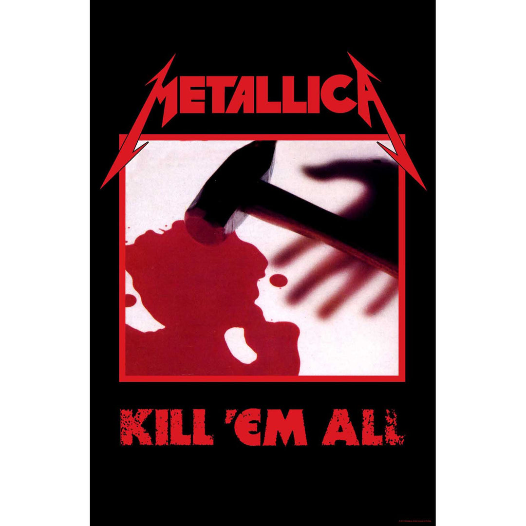 Metallica Kill Em All Textile Poster