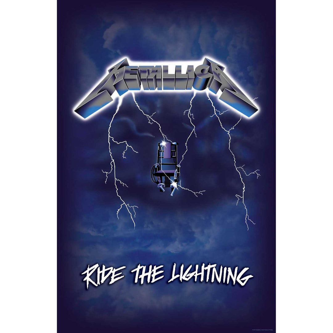 Metallica Ride The Lightning Textile Poster