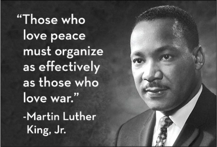 Those Who Love Peace - MLK Jr Magnet