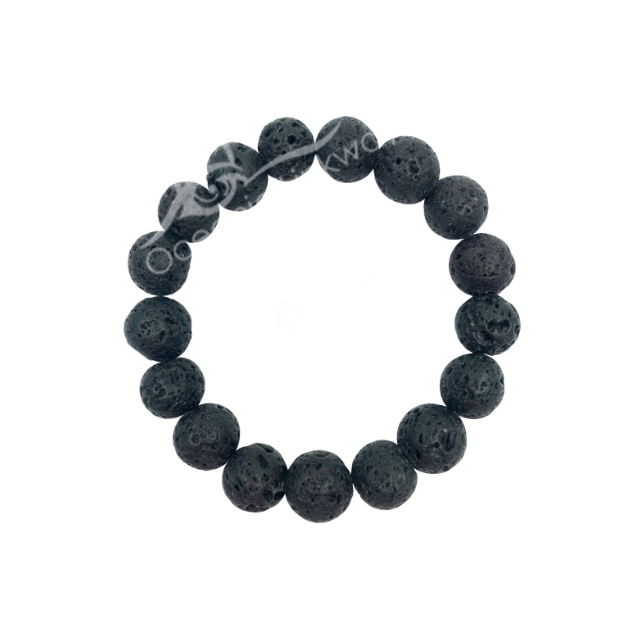 Oceanic - Lava Rock Beaded Bracelet