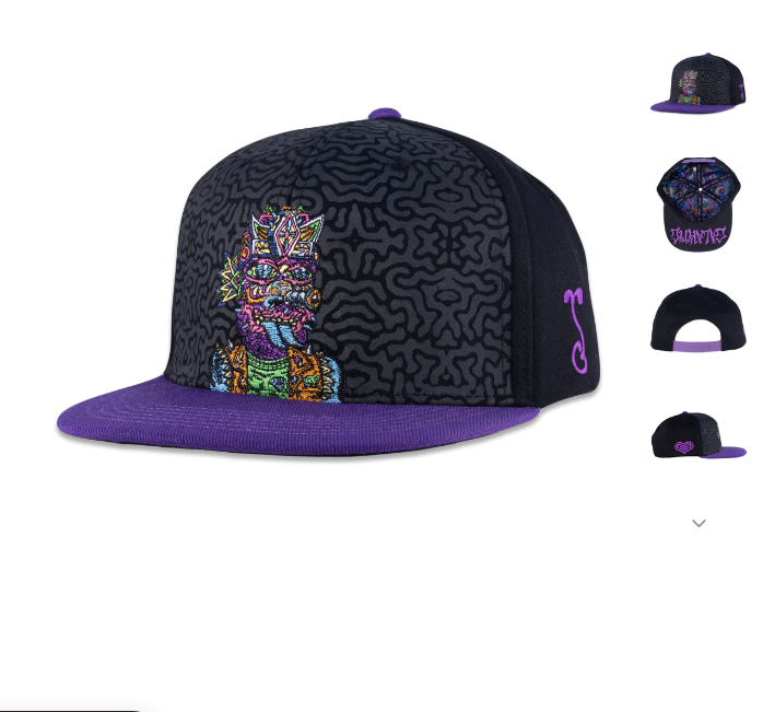 Chris Dyer Galaktic Gang Purple Snapback Hat