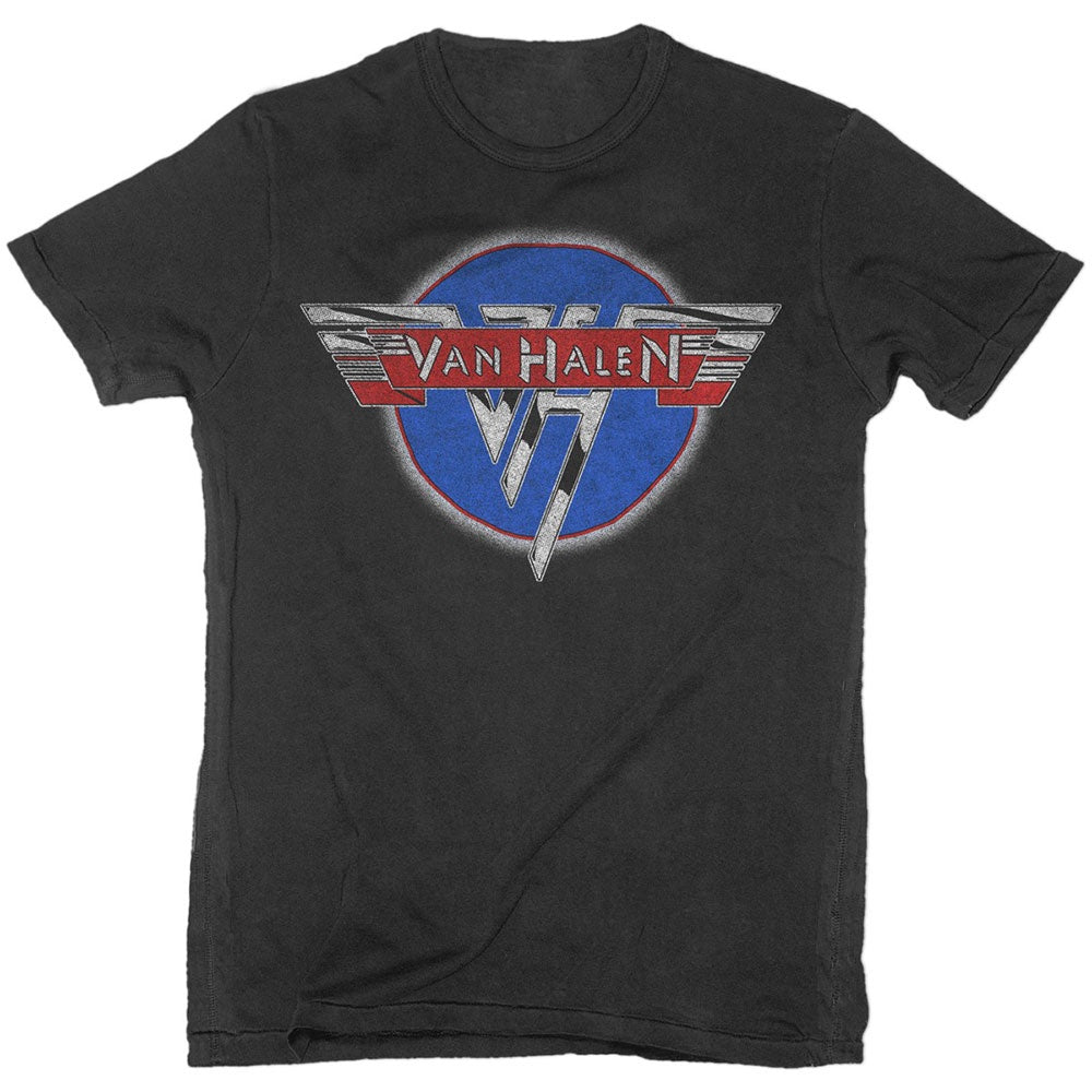 VAN HALEN UNISEX T-SHIRT: CHROME LOGO
