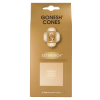 Gonesh Incense Cones Classic Collection 25 Ct. - Extra Rich Vanilla