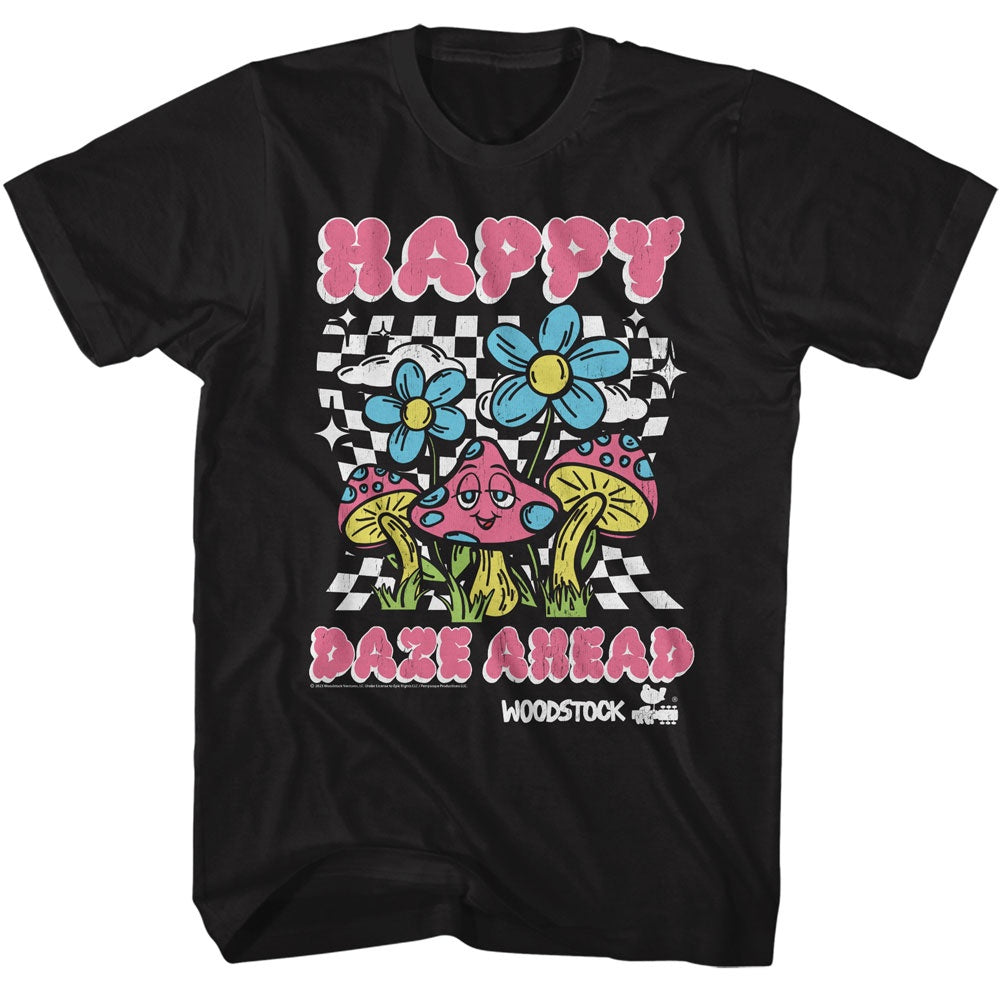 Woodstock T-Shirt- Happy Daze-  American Classic