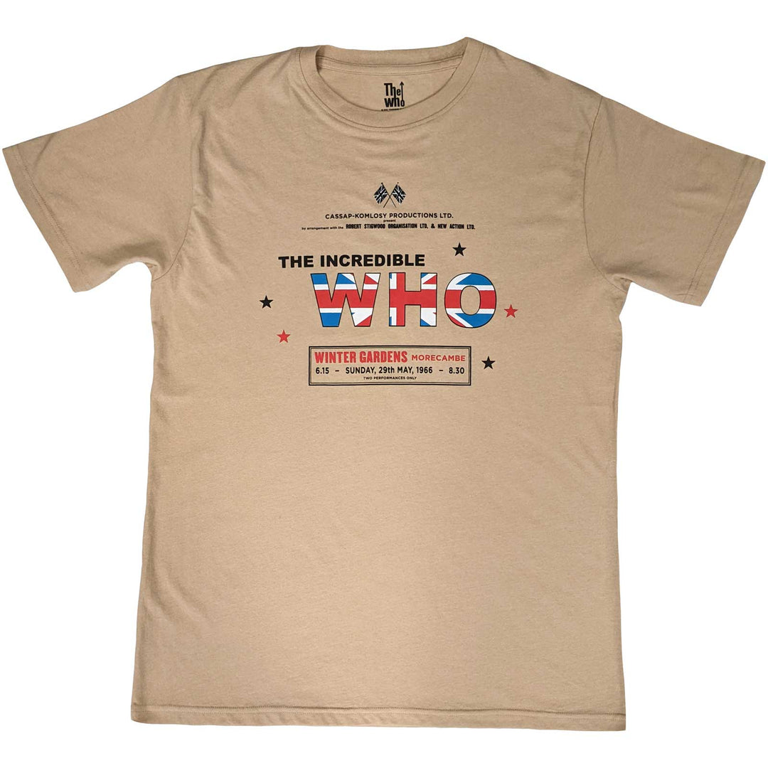 THE WHO UNISEX T-SHIRT: THE INCREDIBLE