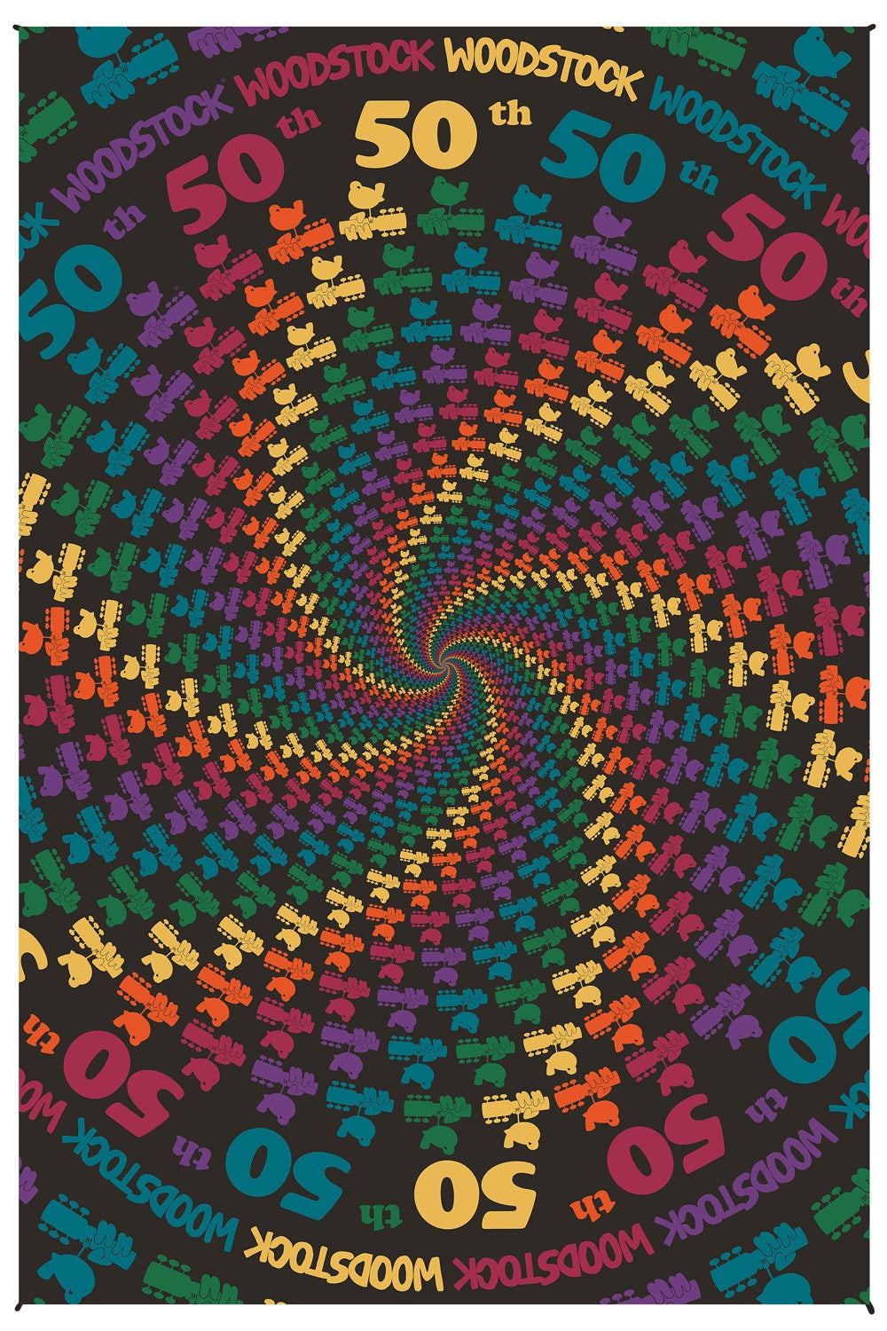 Woodstock Spiral Tapestry