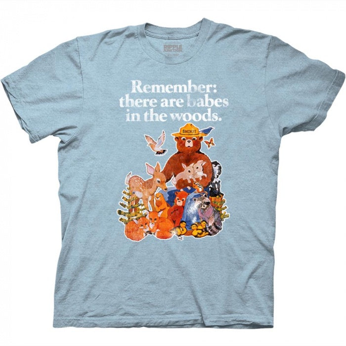 Smokey Bear Babes In The Woods Vintage T-Shirt