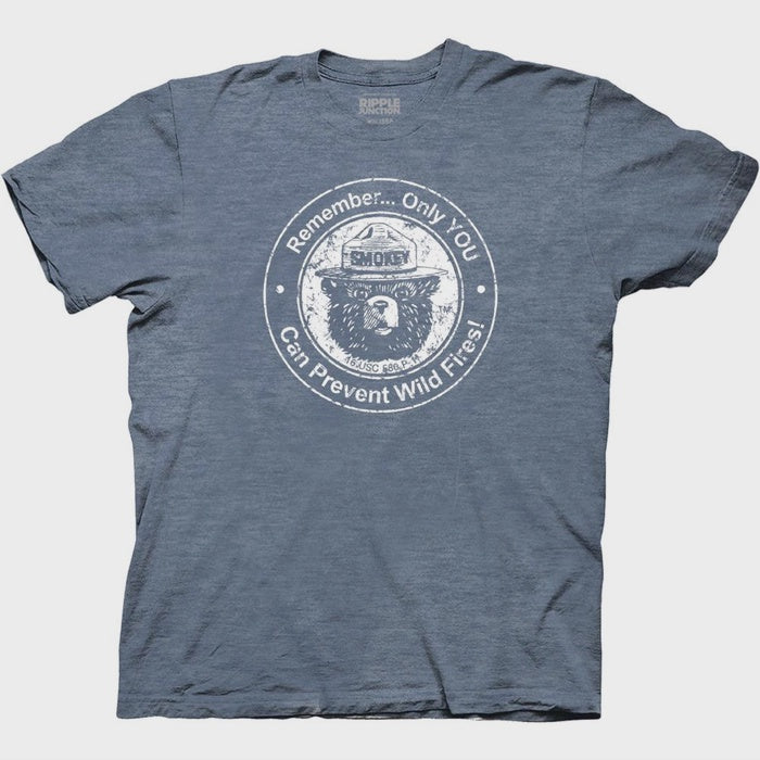 Smokey The Bear T-Shirt- Only You Can Prevent Wildfires