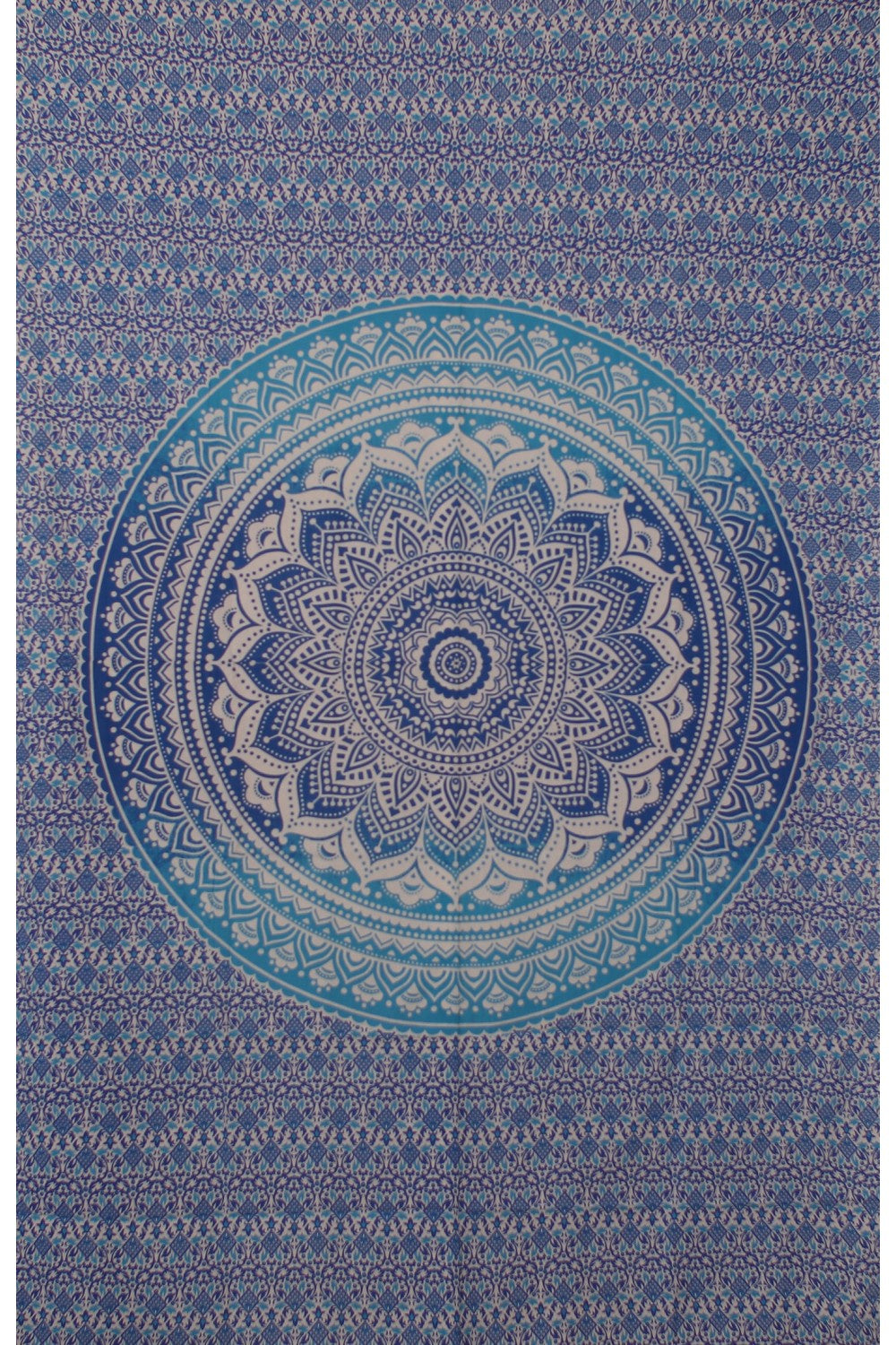 Zest For Life Blue Mandala Tapestry