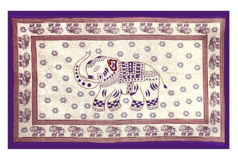 Indian Elephant Tapestry 60x90