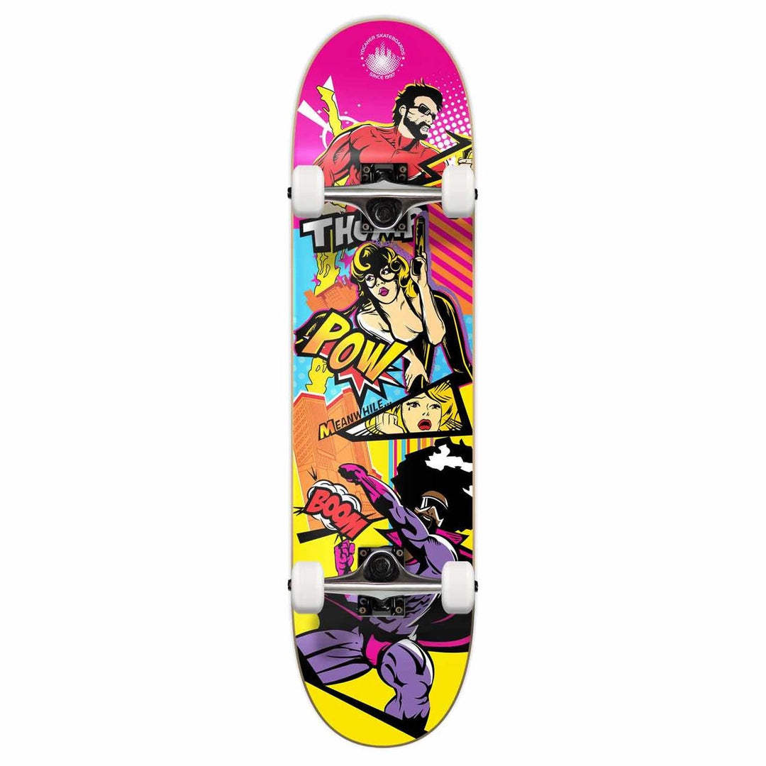 Graphic Complete 7.75" Skateboard - Comix Series - Action