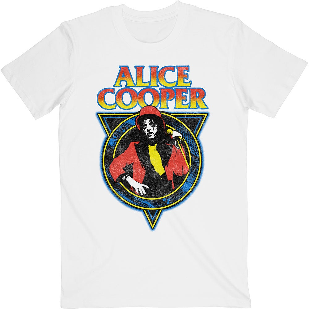 Alice Cooper Snake Skin White T-Shirt