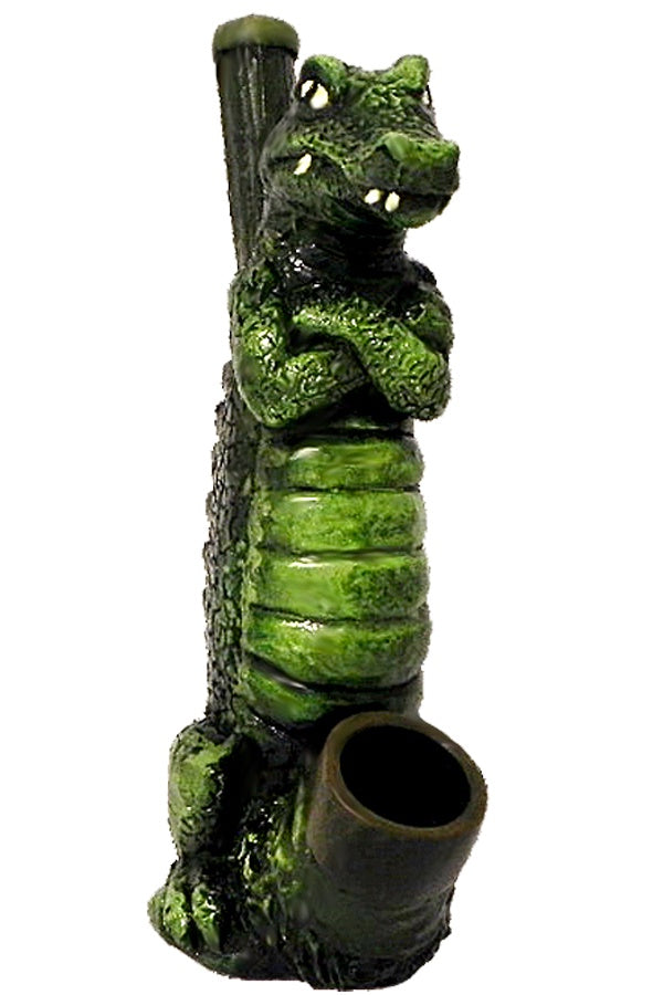 Angry Gator Hand Made Resin Pipe