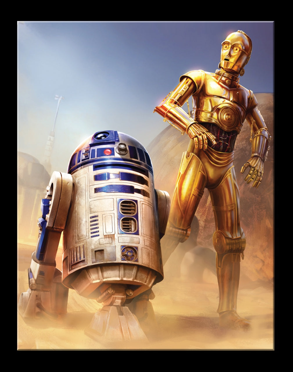 Star Wars C-3P0 & R2D2 Tin Sign