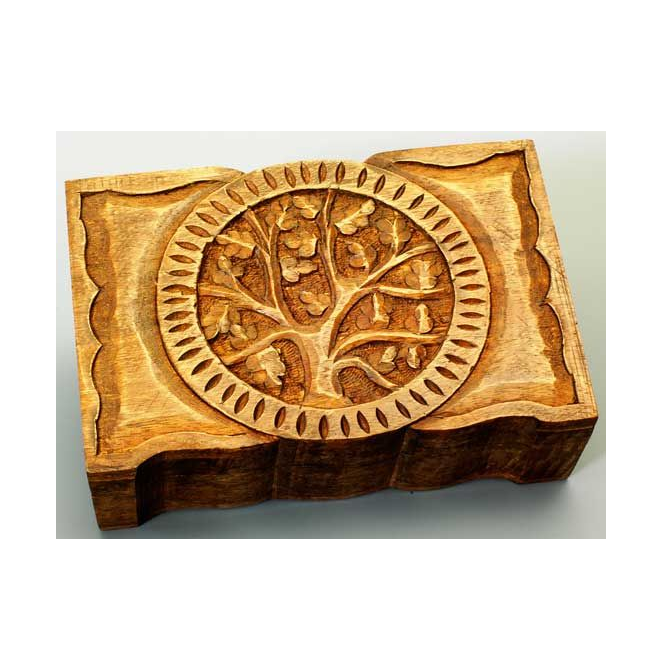 RExpo - Wood Box Tree Of Life Hinged WBX90