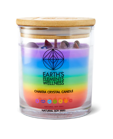 Earth's Elements - Crystal Chakra Candle