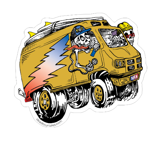 Always a Hoot - Dead Tour Tales Van Sticker