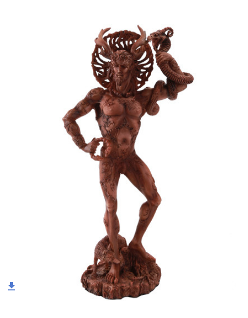 Pacific - Cernunnos Celtic God Solid Color Statue