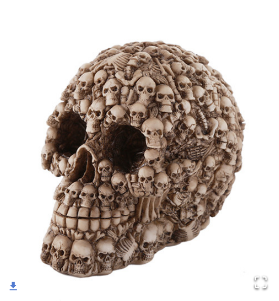 Pacific - Boneyard Skull Statue 11443