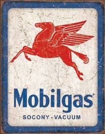 Mobilgas Pegasus Tin Sign