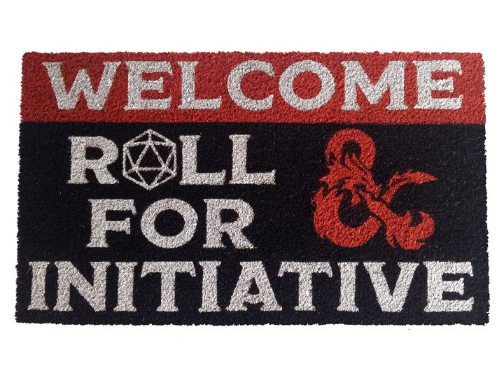 Dungeons & Dragons Welcome Doormat - Roll for Initiative