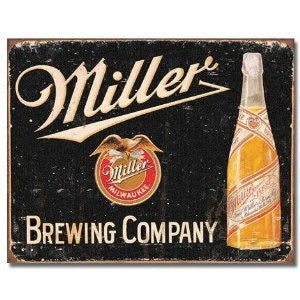 Miller Tin Sign